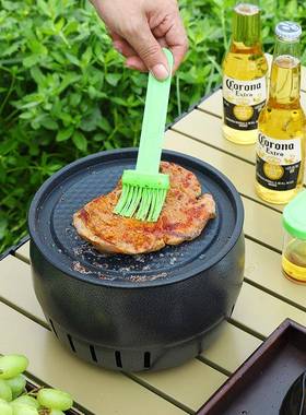 戈米烧烤炉家用电烤围炉室内煮茶户外炭炉便携烧烤架煮茶碳烤炉