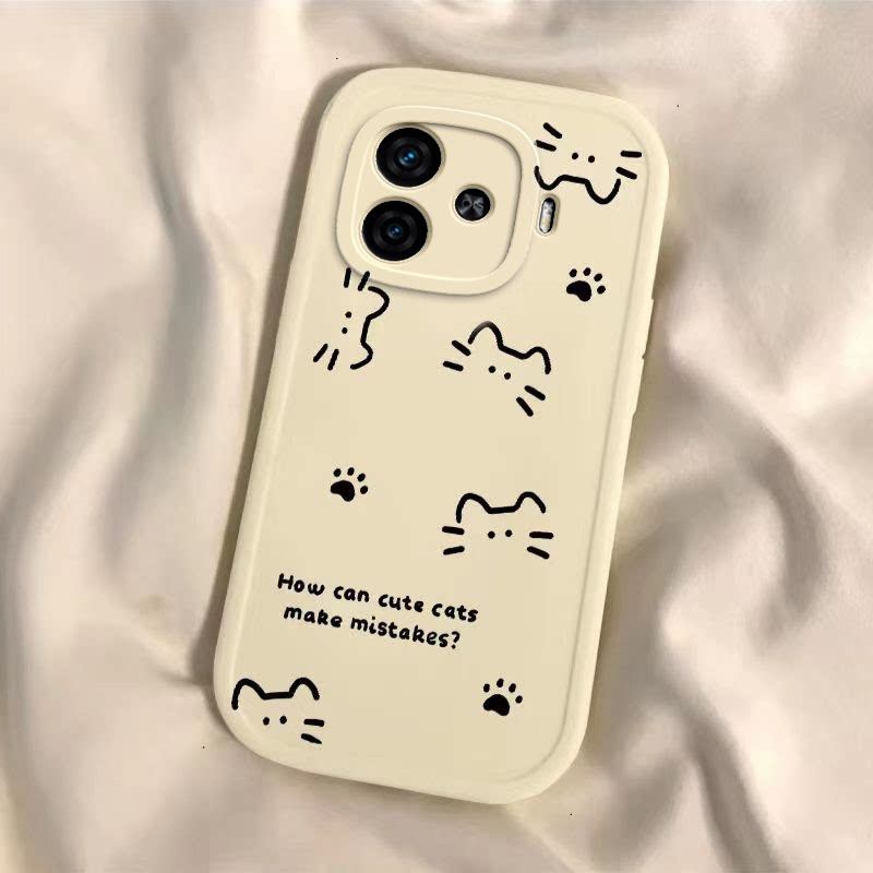 适用IQOOZ9手机壳vivoiqooz9x新款z9turbo硅胶vivo套turbo+线条猫咪女vivoz外壳专用全包icooz防摔iqqoz爱酷