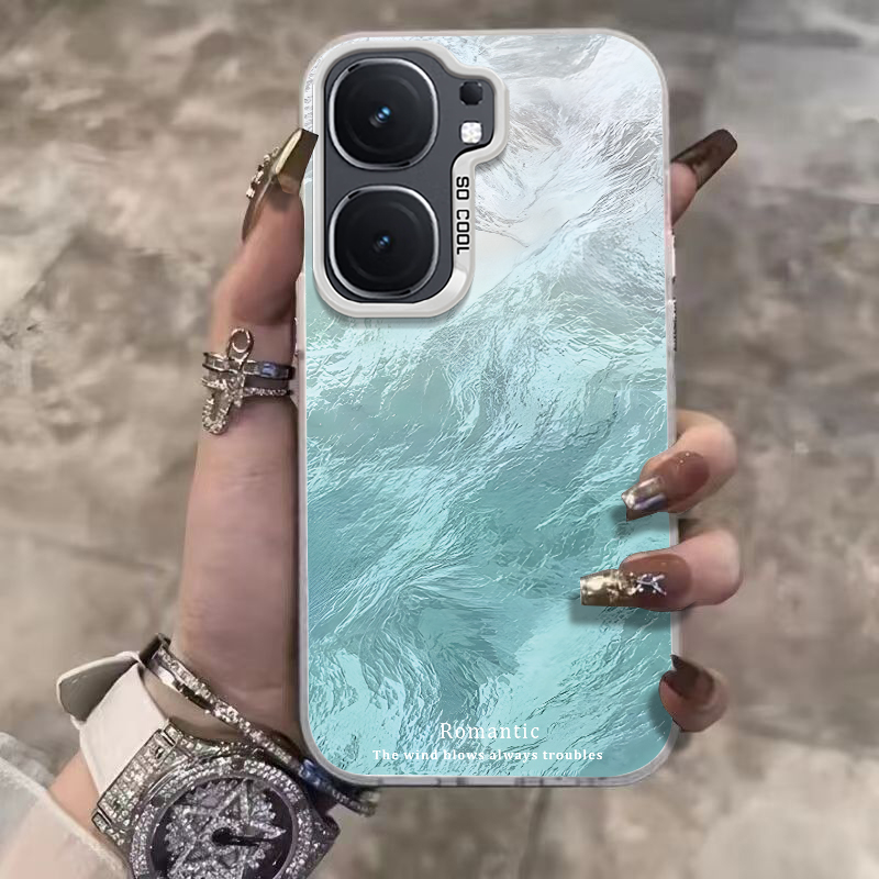 适用iqooneo9/8pro手机壳10vivoiqooneo5元气冰川蓝ipooneo6se全包防摔iq00neo7硬icooneo3新款高级感noe男女 - 图3