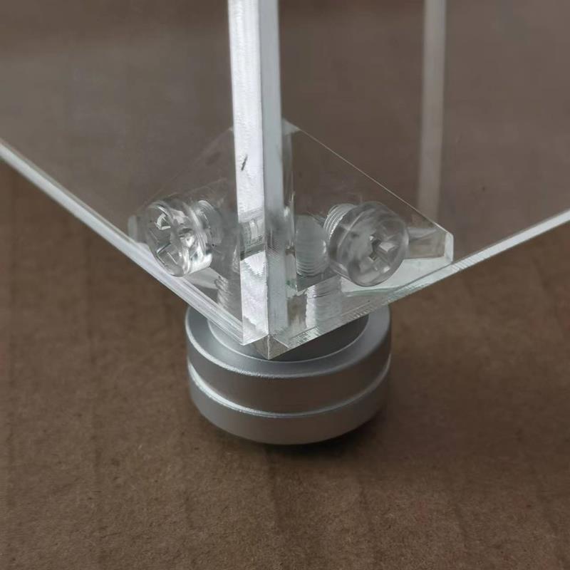 Acrylic speaker box shock-absorbing anti-slip feet chassis metal machine feet shock-proof feet nails audio shock-absorbing foot pads