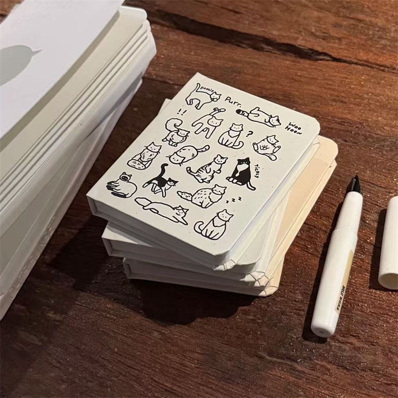 可爱猫咪笔记本口袋本高颜值ins风手账本学生随身便携空白记事本,淘宝优惠券,粉丝福利购,淘宝优惠卷