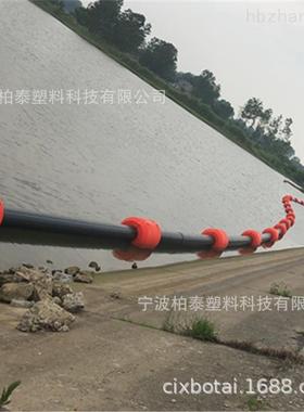 抽沙管道水上组合塑料浮体清淤疏浚管道浮筒