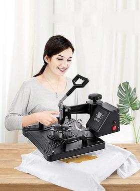 2938热转印六合一平板烫画机热升华印衣服logo小型烫图印花机