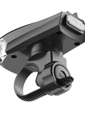 EOS350+BK820USB充电LED手电筒公路山地骑行自行车前灯尾灯套装