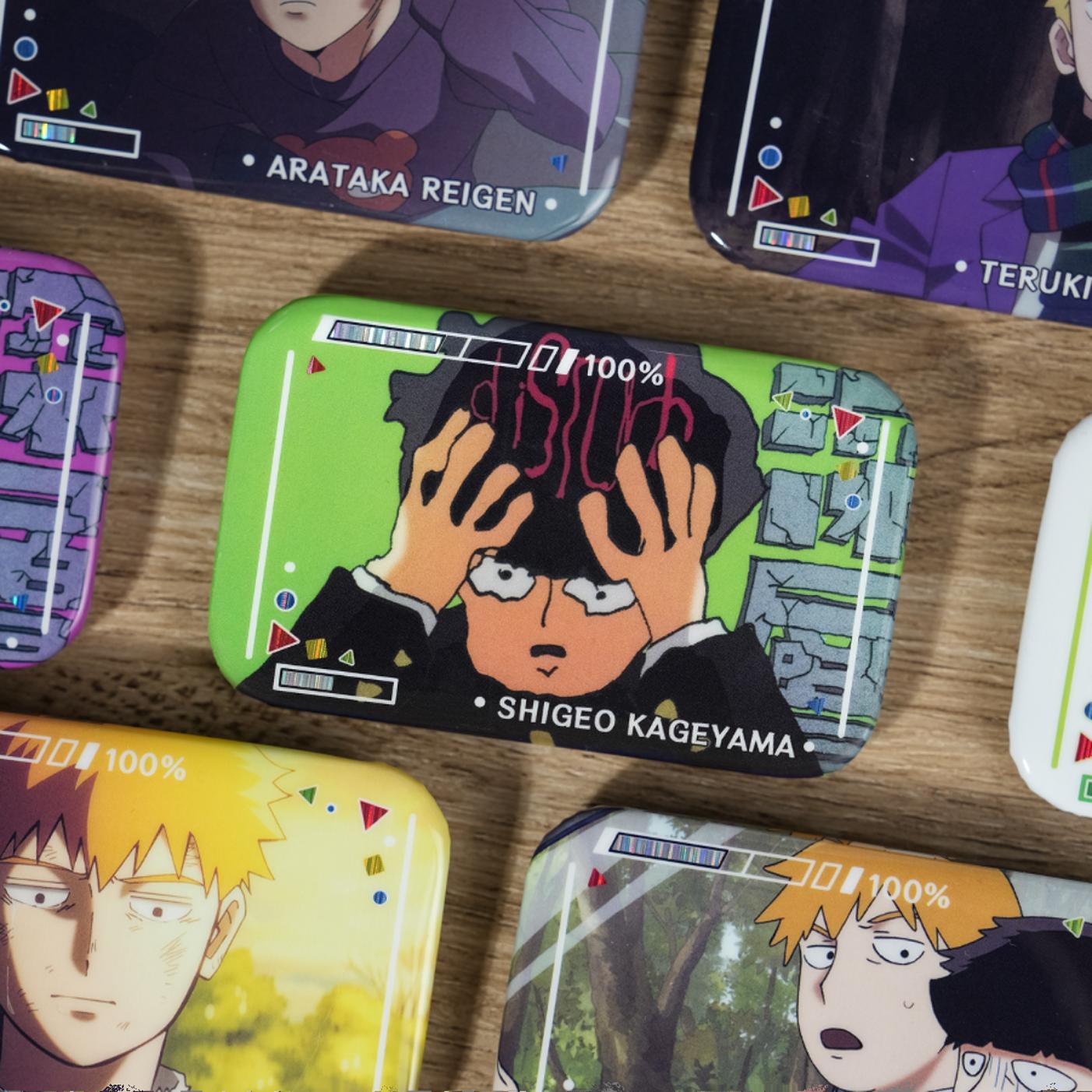 谷子熊路人超能 成长图鉴场面写双闪方形徽章第一弹周边灵能现货 - 图1