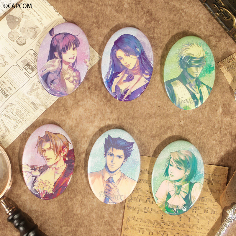 现货 谷子熊出品 逆转裁判 动物系列 徽章明信片套组 周边,淘宝优惠券,粉丝福利购,淘宝优惠卷