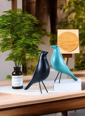 热销新品小鸟摆件现代简约客厅卧室玄关家居桌面装饰树脂工艺品