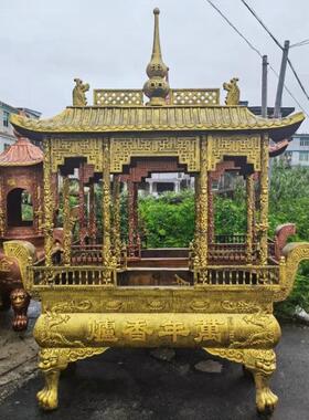 寺庙香炉铸铁焚香炉化香炉室外天地炉大型插香炉宗祠铸铜烧香炉鼎