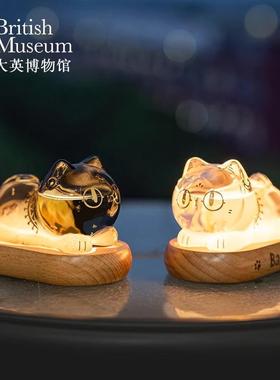 大英博物馆天气预报风暴瓶桌面摆件氛围小夜灯男女生日三八节礼物