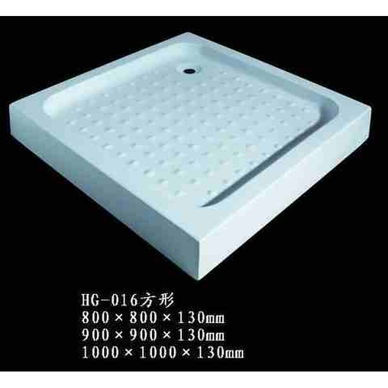 新客减厂家淋浴房长方形底盆亚克力正方形底盘淋浴底座工厂直销底 - 图1