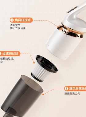 无线家用吸尘器小型手持大吸力宠物猫毛吸拖一体机可拆卸