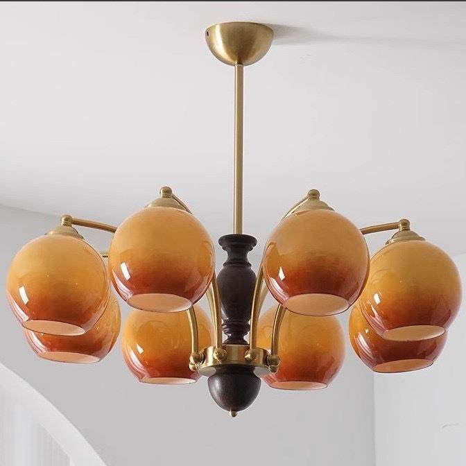 中古魔术豆法式玻璃木客厅复吊灯230古艺餐厅包豪式斯卧室美北欧,淘宝优惠券,粉丝福利购,淘宝优惠卷