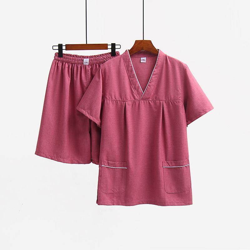 仿麻素色汗蒸服女大码男桑拿服足疗洗浴按摩浴衣家居睡衣情侣套装,淘宝优惠券,粉丝福利购,淘宝优惠卷