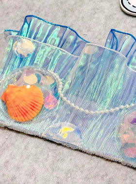 幼儿园海洋风炫彩纱布墙贴