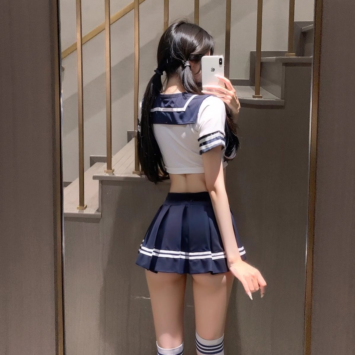 jk制服纯欲风辣妹性感套装秋冬学院风收腰衬衫女超短百褶裙两件套,淘宝优惠券,粉丝福利购,淘宝优惠卷