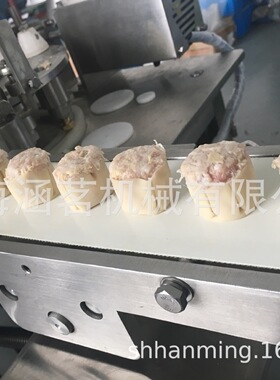 【可供出口】新款全自动双排式烧麦机方皮烧卖机港式点心烧卖机