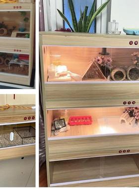 芦丁鸡专用塞拉玛饲养箱观赏造景屋养殖育雏恒温箱鹌鹑窝笼家用