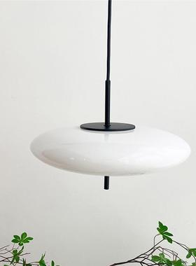 丹麦Astep玻璃飞碟吊灯餐厅桌面书房卧室创意艺术装饰奶油吊灯