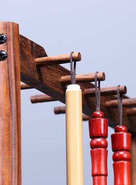 笔架毛笔挂实木简约初学者笔搁用品文房四宝檀香书法毛笔架笔挂