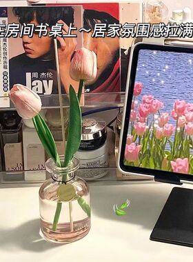 郁金香香薰仿真花花艺卧