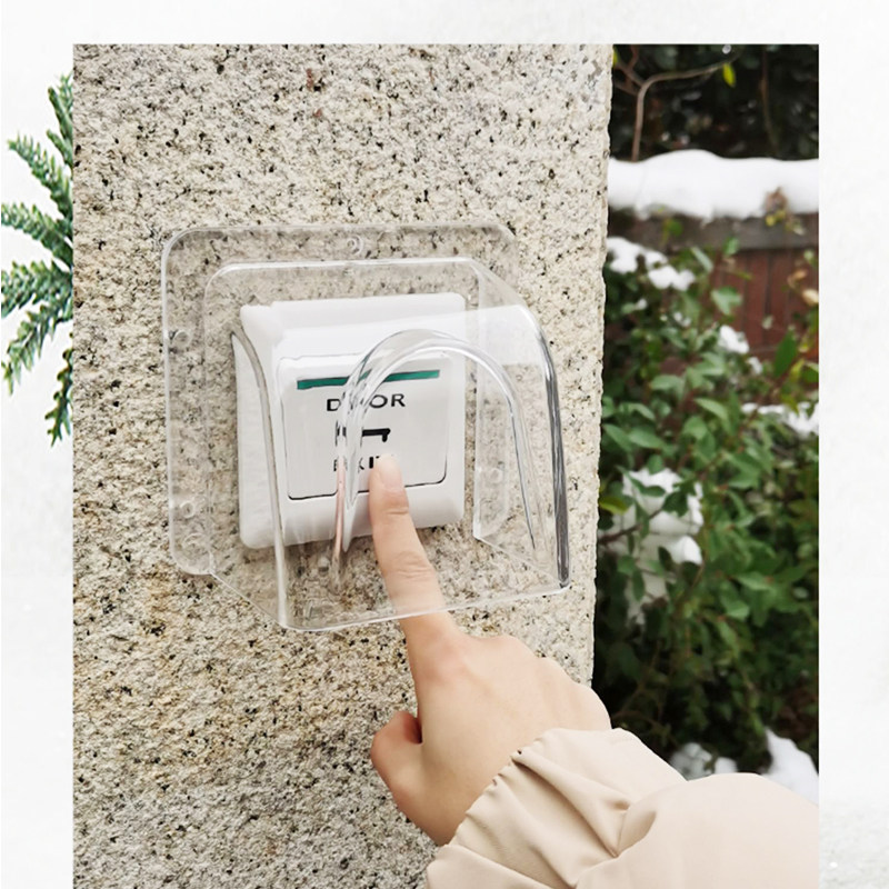 Various access control doorbell rain covers light shields