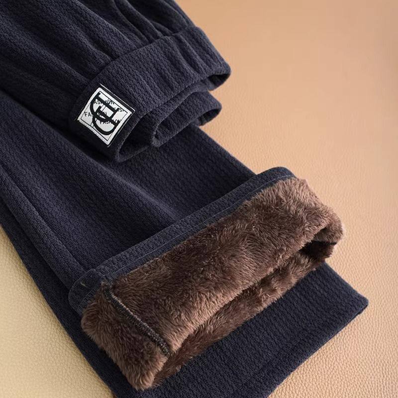 中老年妈妈装雪尼尔休闲裤子女秋冬款高腰微喇直筒裤加厚保暖女裤,淘宝优惠券,粉丝福利购,淘宝优惠卷