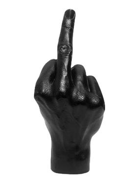 新品个性树脂手势竖中指雕像手指雕塑装饰家居艺术摆件装饰