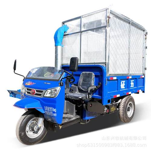 三轮车载一体铡草机草青储花生秧搓机械化JRB揉养殖省机工切机 - 图3