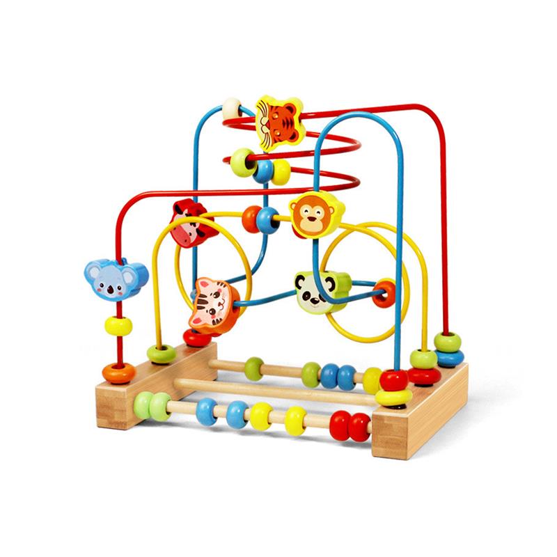 婴儿童绕珠多功能益智力玩具积木串珠男孩女孩0一1岁宝宝2岁3早教 - 图3
