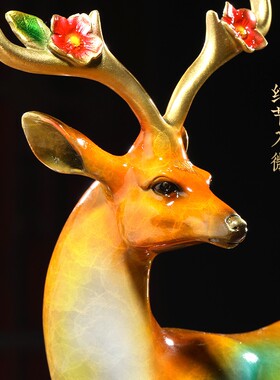 速发纯铜摆件客厅玄关搬柜装饰品摆件创意礼家礼物乔迁新居酒品