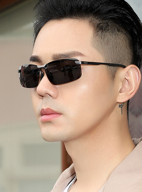 速发偏光司镜男士开车专用眼睛墨机变驶潮钓鱼日夜两用驾色太镜