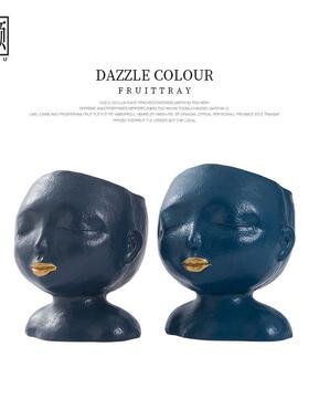 角几边几茶几人面摆件玄关收纳托盘客厅鞋柜现代轻奢家居软装饰品