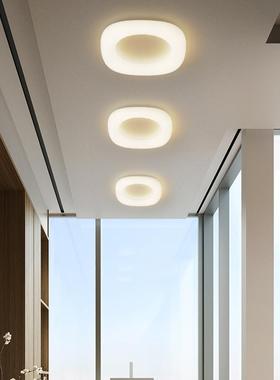 餐厅卧室走廊现代简约奶油风甜甜圈智能遥控吸顶灯ceilinglight