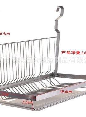 不锈钢壁挂碗碟架家用餐具架沥水架接水盘厨房置物用品沥水碗架