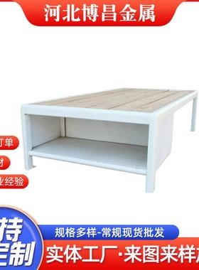 供应监狱铁架床看守所拘留所劳教所用床具钢制单层无床头直板铁床