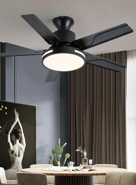 低楼层吸顶风扇灯北欧吸顶吊扇灯简约现代家用客厅餐厅风扇灯