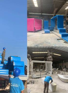 户外公园不锈钢玻璃钢雕塑花池坐凳休息座椅动物摆件现代简约圆雕