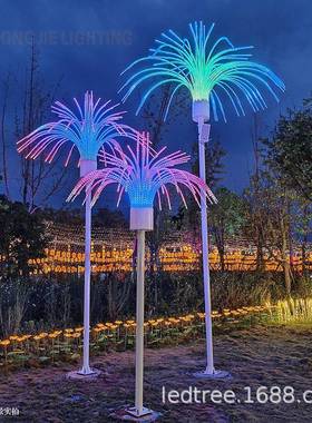 高3米/4米/5米35头喷泉烟花灯幻彩灯带变压器装饰灯多功能铜线灯