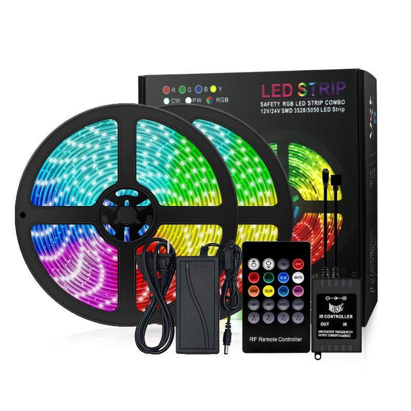 跨电商led灯带B505RG智能音乐声0控灯条境低压12V无品牌/七彩氛围 - 图3