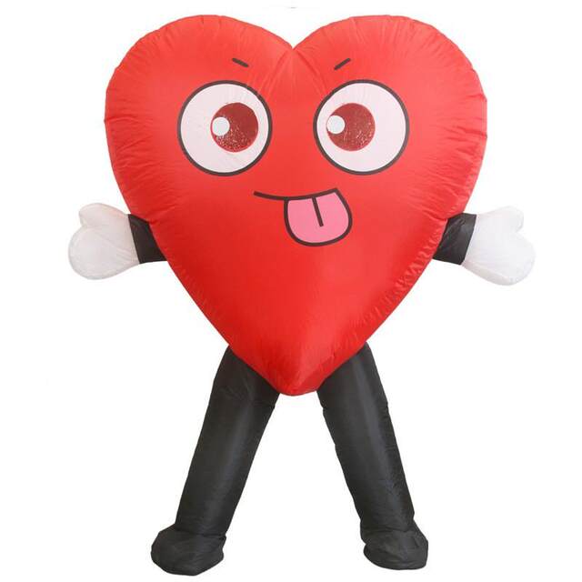 Story party love confession inflatable suit doll props performance CQ10334 atmosphere funny stage table costumes