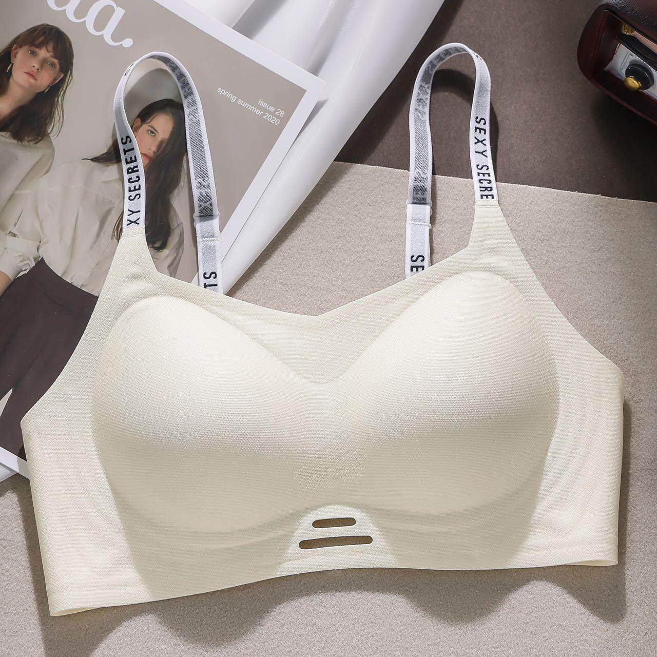 长益琴裸感无痕2025新款夏季美背文胸镂空交叉乳胶固定杯蕾丝背心