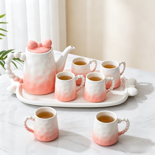 乔迁新居搬家高档茶具套装家用水杯客厅杯子茶壶结婚礼物水具礼盒 - 图1