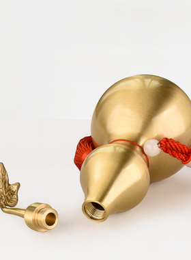 铜掌柜铜葫芦摆件开口空心开盖八卦葫芦挂件黄铜家居办公室工艺品