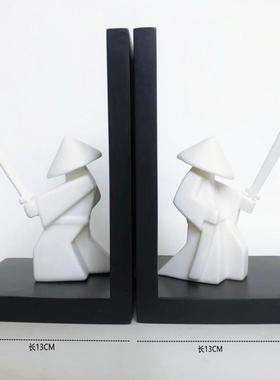 现代简约家居饰品老人书房 树脂工艺品书档桌面 电视柜摆件