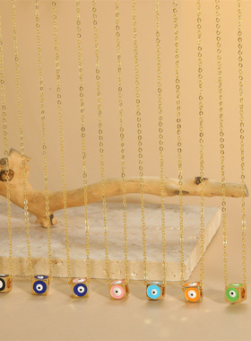 坏眼不碰项链趣味骰子