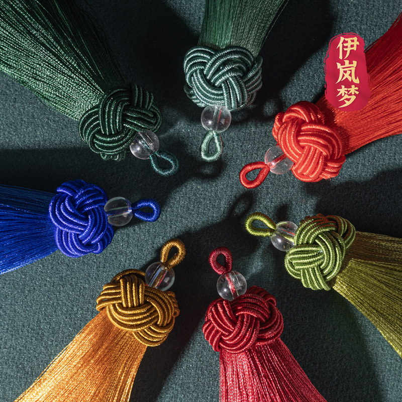 diy饰品配件短胖款带圈菠萝帽高档冰丝流苏穗子手串挂件古风吊穗,淘宝优惠券,粉丝福利购,淘宝优惠卷