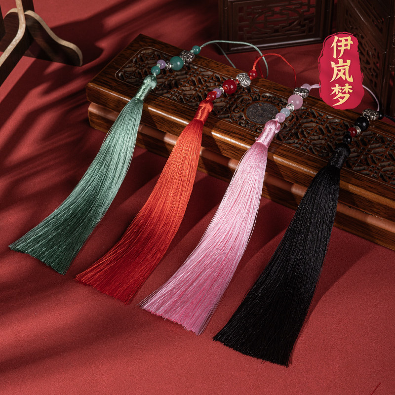 古风扇坠冰丝流苏装饰挂件团扇配件新中式古装汉服旗袍压襟吊穗,淘宝优惠券,粉丝福利购,淘宝优惠卷