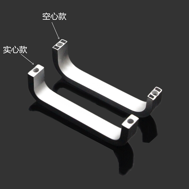 欧式现代经典简约实心太空铝家具居拉手衣柜橱柜抽屉柜门把手加长 - 图2