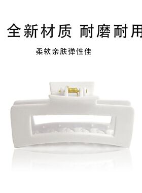 软硅胶抓夹鲨鱼夹安全新款发夹大号防摔不易碎鲨鱼夹鲨鱼夹鲨鱼夹