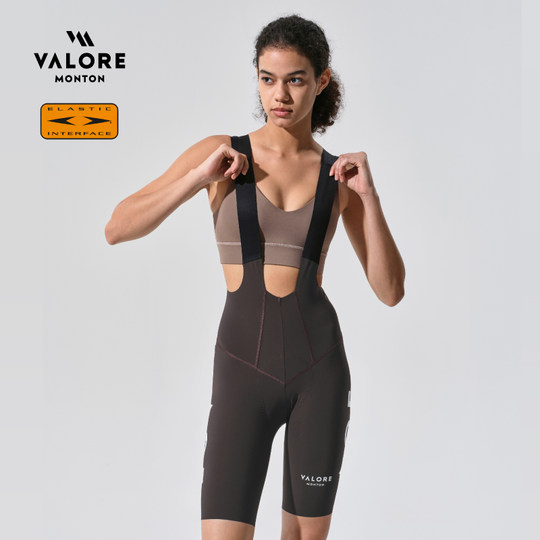 VALORE公路车AOE骑行服双箭头坐垫新月背带短裤女士春夏款超好看